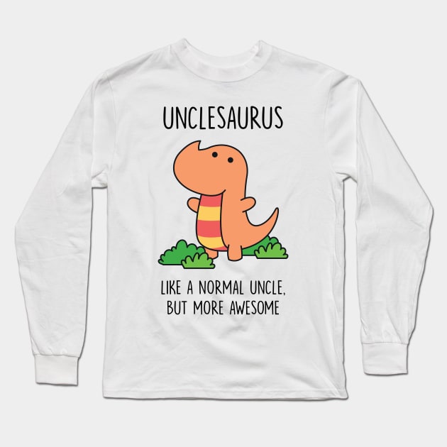 Unclesaurus Long Sleeve T-Shirt by redbarron